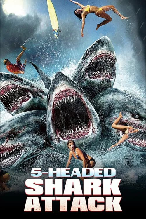 5-Headed Shark Attack poster